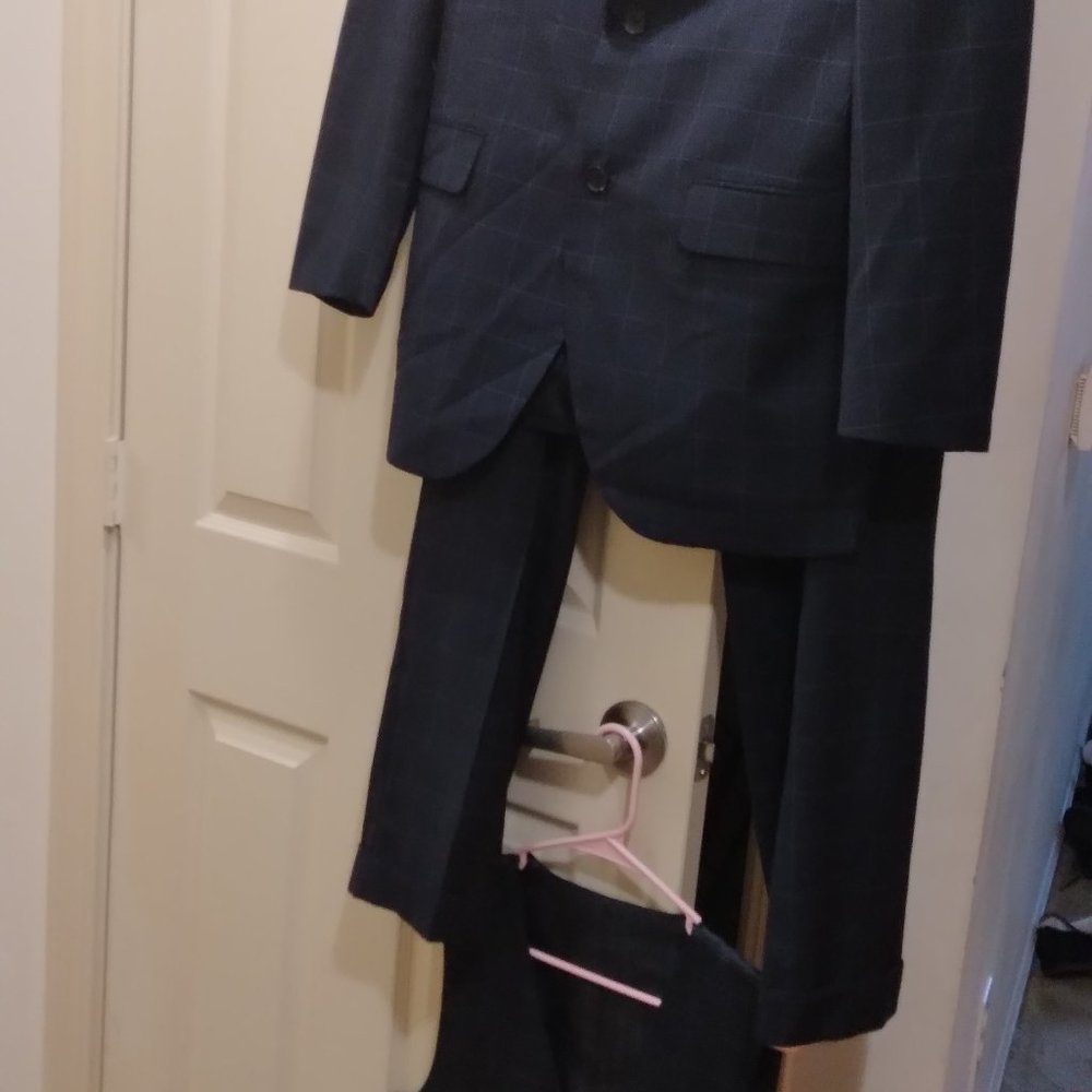 BLUE BOCACCIO UOMO 3 - PIECE SUIT SIZE 40L
